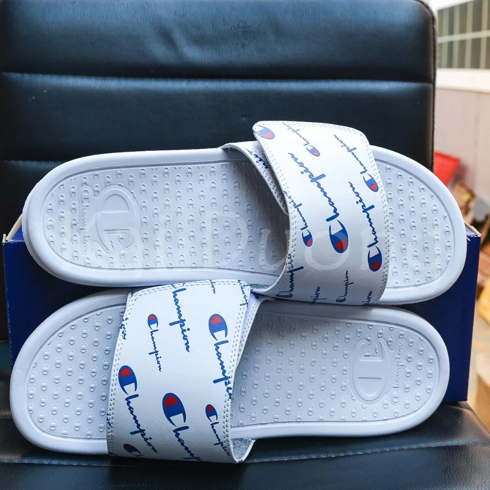 Champion Unisex Slide‎ WHITE